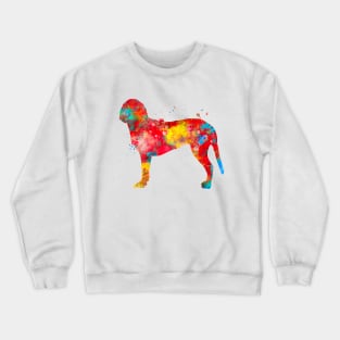 Dunker Dog Watercolor Painting Crewneck Sweatshirt